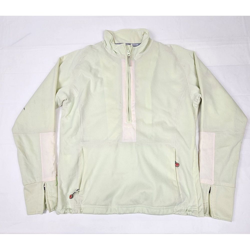 Sunice Golf Jacket Womens‎ Medium. Teal Typhoon Half Zip Pullover Windbreaker.